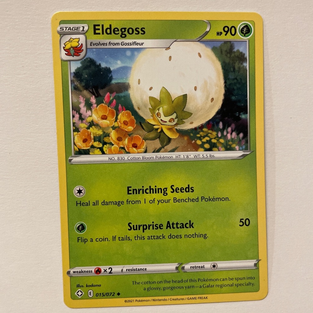 Pokémon card eldegoss